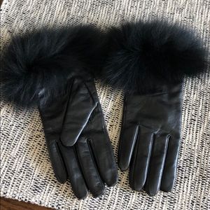 Women’s Leather & Cashmere Gloves